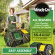 Miracle-Gro Large Dual Chamber Compost Tumbler, Easy-Turn, Fast-Working System (2 – 27.7gallon /105 Liter)