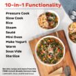Instant Pot Pro (8 QT) 10-in-1 Pressure Cooker, Slow Cooker, Black Instant Pot Pro (8 QT) 10-in-1 Pressure Cooker, Slow Cooker, Black