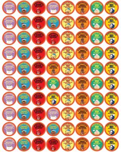 Java Factory Coffee Pods Compatible with K Cup Brewers Including 2.0, Assorted Variety Pack, 80 Count