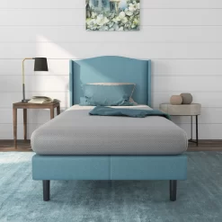 NapQueen Twin Mattress Rainbow 5" Memory Foam Twin Mattress, Gray, CertiPUR-US Certified, Mattress in a Box