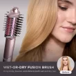 Shark - FlexFusion Straight Air + Ceramic Styling & Drying System with Scalp Shield Mode - Cosmic Blush