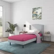 NapQueen Twin Mattress Rainbow 5" Memory Foam Twin Mattress, Pink, CertiPUR-US Certified, Mattress in a Box