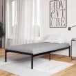 DHP Value 6 Inch Thermobonded Polyester Filled Quilted Top Bunk Bed Mattress, Twin, Gray