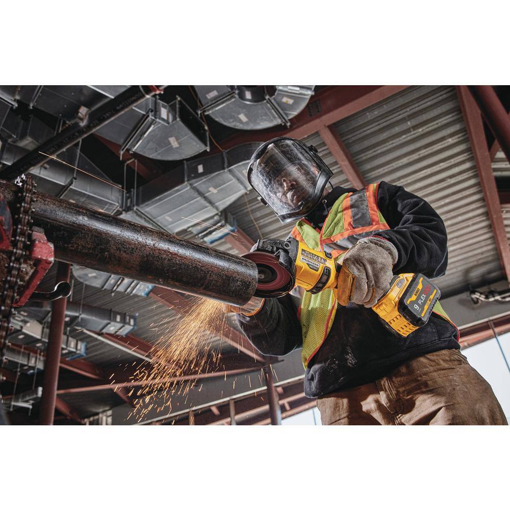 DEWALT FLEXVOLT 60V MAX Cordless Brushless 4.5 in. to 6 in. Small Angle Grinder with Kickback Brake (Tool Only) DEWALT FLEXVOLT 60V MAX Cordless Brushless 4.5 in. to 6 in. Small Angle Grinder with Kickback Brake (Tool Only) - Image 5