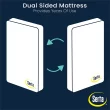 Serta SleepTrue Sparkling Sky Breathable Baby Bed Crib Mattress and Toddler Mattress with Removable/Machine Washable Cover, Blue