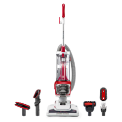 Kenmore DU2015 Bagless Upright Vacuum Lightweight Carpet Cleaner with 10’Hose, HEPA Filter, 4 Cleaning Tools for Pet Hair, Hardwood Floor, 2L, Red