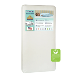 Kolcraft Pediatric 800 Extra Firm Ultra Deluxe, 80 Coil Baby Crib and Toddler Mattress, White