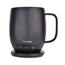 Nextmug Temperature Controlled, Self-Heating Coffee Mug (Black - 14 oz.)