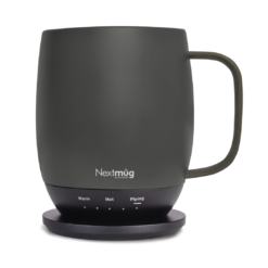 Nextmug Temperature Controlled, Self-Heating Coffee Mug (Graphite - 14 oz.)