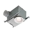 Broan 1.5-Sone 70-CFM White Lighted Bathroom Fan