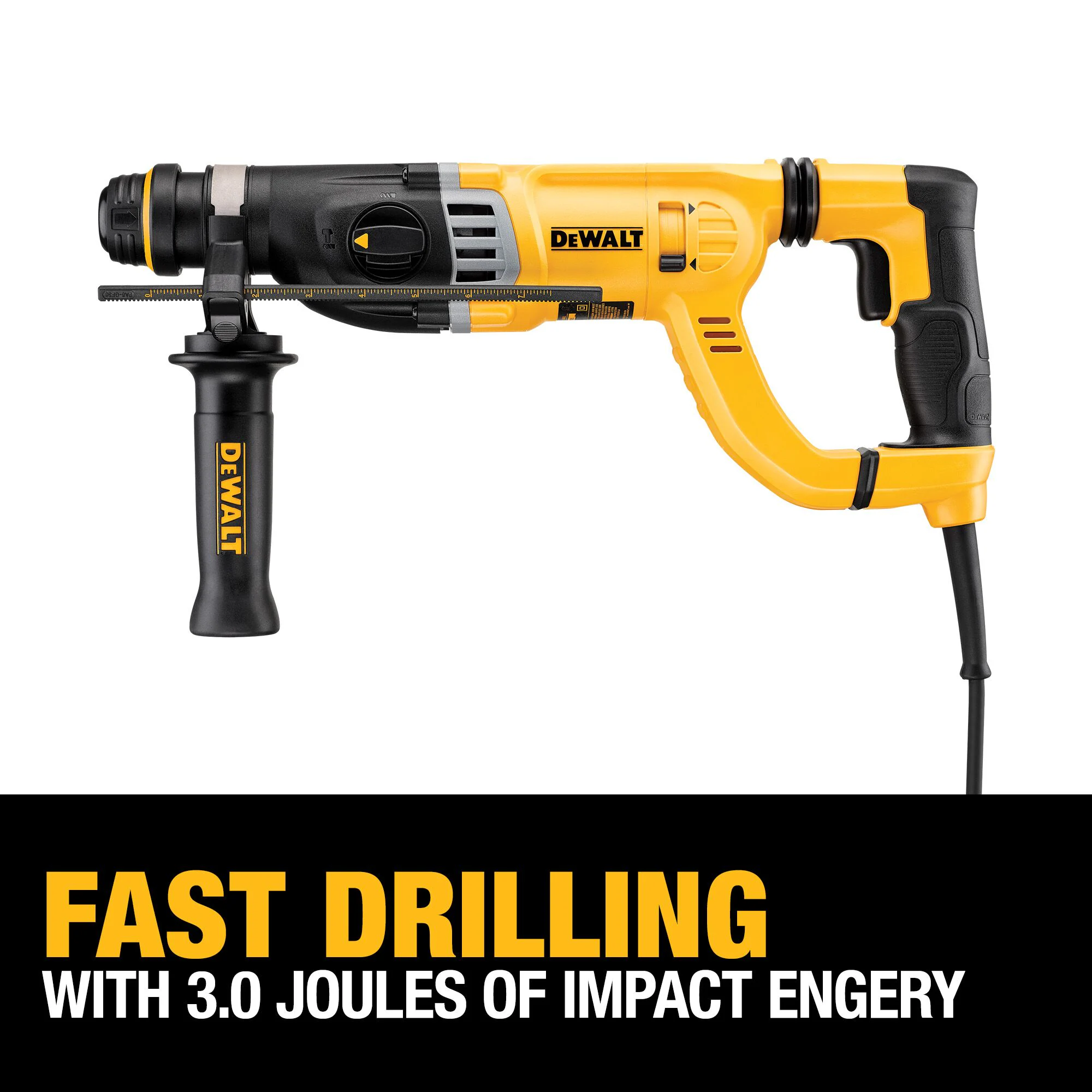 DEWALT 8.5-Amp 1-1/8-in Sds-plus Variable Corded Rotary Hammer Drill DEWALT 8.5-Amp 1-1/8-in Sds-plus Variable Corded Rotary Hammer Drill - Image 7