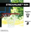 Lifetime Streamline 44 in Polyethylene Portable Basketball Hoop