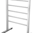 ANZZI Polished Chrome Plug-in Freestanding Towel Warmer 21.85-in x 13.98-in x 35.24-in