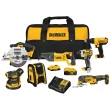 DEWALT 7-Tool 20-Volt Max Power Tool Combo Kit with Soft Case (2-Batteries and charger Included)