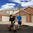 Lifetime Streamline 44 in Polyethylene Portable Basketball Hoop