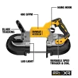 DEWALT XR 20 Volts 5-in Portable Band Saw (Battery and Charger Not Included)