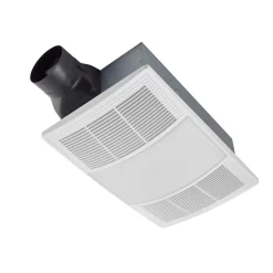 Broan PowerHeat 2-Sone 110-CFM Bright White Lighted Bathroom Fan and Heater