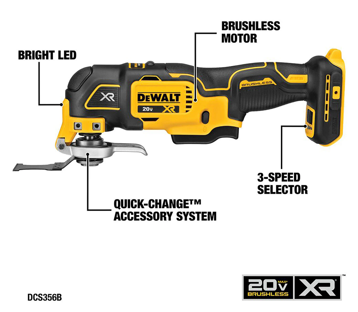 DEWALT 7-Tool 20-Volt Max Power Tool Combo Kit with Soft Case (2-Batteries and charger Included) DEWALT 7-Tool 20-Volt Max Power Tool Combo Kit with Soft Case (2-Batteries and charger Included) - Image 6