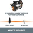 Worx 13 Amp Electric Pressure Washer Max 1870 PSI Max 1.4 GPM WG602