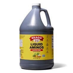 Bragg Liquid Aminos All Purpose Seasoning – Soy Sauce Alternative – Gluten Free, No GMO’s, Kosher Certified, 1 Gallon