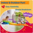 Step2 Unicorn Up & Down Roller Coaster Kids Ride On Toy, Push Car, Indoor/Outdoor Playset, Made of Durable Plastic, Multicolor