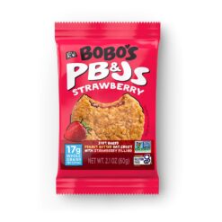 Bobo's Peanut Butter & Strawberry Jelly Oat Snack, 24 Count, Healthy Everyday Snack, a Satisfying Treat that Provides a Quick Energy Boost