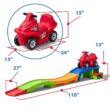 Step2 Up & Down Roller Coaster Kids Ride On Toy, Push Car, Indoor/Outdoor Playset, Multicolor