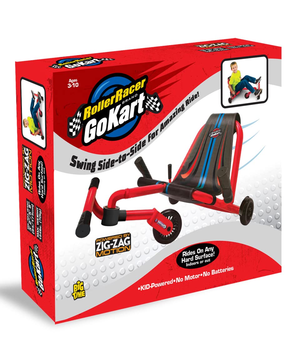 Go Kart, Swing Side-to-Side for Amazing Ride, Powered by Zig-Zag Motion, Rides on Any Hard Surface (Indoors and Outdoors) Go Kart, Swing Side-to-Side for Amazing Ride, Powered by Zig-Zag Motion, Rides on Any Hard Surface (Indoors and Outdoors) - Image 7