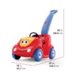 Step2 Push Around Buggy Kids Push Car, Ride On Toy, Stroller Substitute, Includes Seat Belt & Horn, Made of Durable Plastic, Red