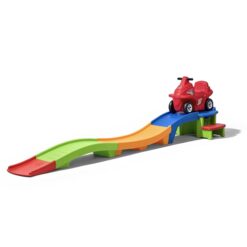 Step2 Up & Down Roller Coaster Kids Ride On Toy, Push Car, Indoor/Outdoor Playset, Multicolor