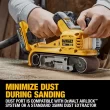 DEWALT XR 20 Volts Brushless Variable Belt Cordless Sander with Dust Management (Battery Not Included)