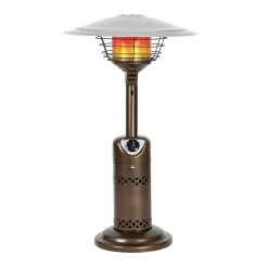 HEATMAXX 10000-BTU Bronze Steel Tabletop Liquid Propane Patio Heater