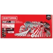 CRAFTSMAN 298-Piece Standard (SAE) and Metric Polished Chrome Mechanics Tool Set
