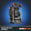 WORX Nitro Power Share Dual Blade 40-volt 21-in Cordless Self-propelled Lawn Mower 5 Ah (2-Batteries and Charger Included)