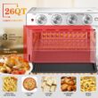 Jeremy Cass 26-Quart Silver Knobs Air Fryer