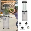 CASAINC 41000-BTU Gray Steel Floorstanding Liquid Propane Patio Heater