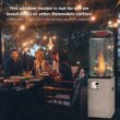 CASAINC 41000-BTU Gray Steel Floorstanding Liquid Propane Patio Heater