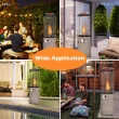 CASAINC 41000-BTU Gray Steel Floorstanding Liquid Propane Patio Heater