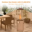 CASAINC 41000-BTU Gray Steel Floorstanding Liquid Propane Patio Heater