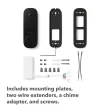 ecobee Smart Doorbell Camera (wired) Wired Wi-Fi Compatible Smart Video Doorbell in Black