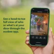 ecobee Smart Doorbell Camera (wired) Wired Wi-Fi Compatible Smart Video Doorbell in Black