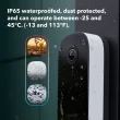 ecobee Smart Doorbell Camera (wired) Wired Wi-Fi Compatible Smart Video Doorbell in Black