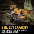 DEWALT XR 20 Volts 5-in Portable Band Saw (Battery and Charger Not Included)