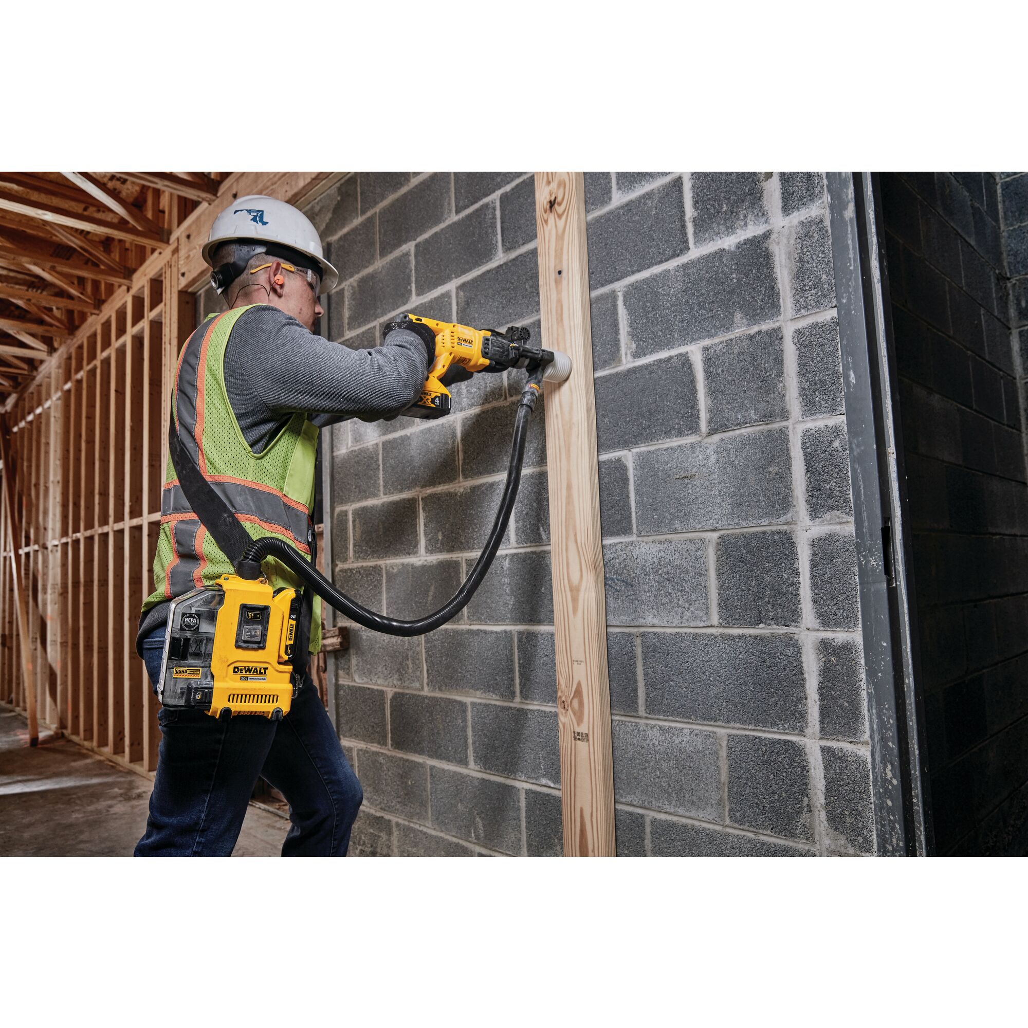 DEWALT 20-volt Max 1-in Sds-plus Cordless Rotary Hammer Drill DEWALT 20-volt Max 1-in Sds-plus Cordless Rotary Hammer Drill - Image 2