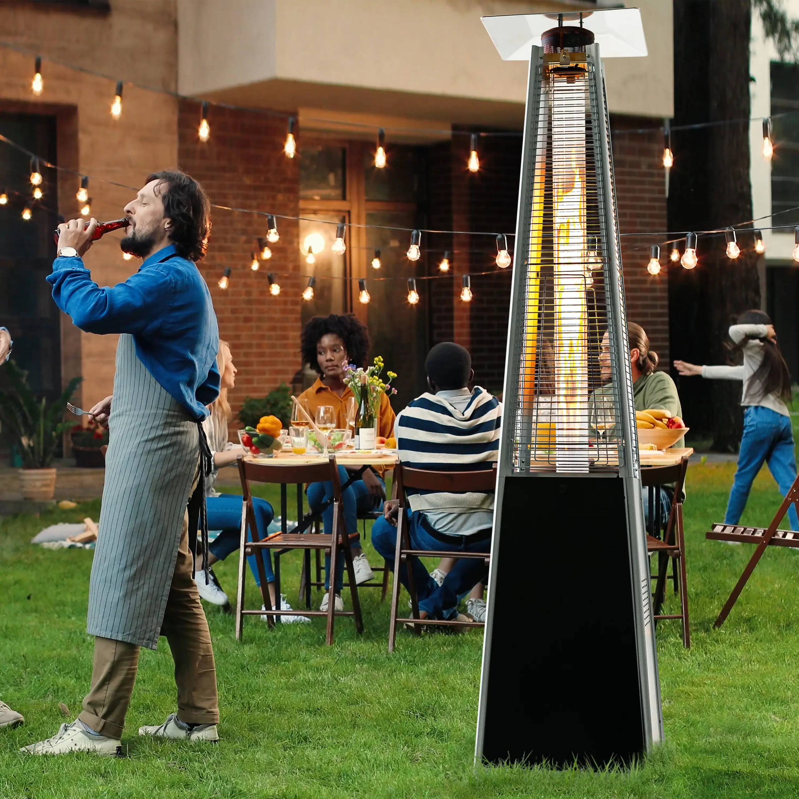 Nuu Garden 48000-BTU Black Steel Floorstanding Liquid Propane Patio Heater Nuu Garden 48000-BTU Black Steel Floorstanding Liquid Propane Patio Heater - Image 10