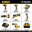 DEWALT 20V MAX 6-Tool Brushless Power Tool Combo Kit with Soft Case (2-Batteries and Charger Included)