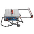 Bosch 10-in 15-Amp 12-Volt Corded Portable Jobsite Table Saw with Foldable Rolling Stand