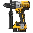 DEWALT XR 1/2-in 20-volt Max Variable Brushless Cordless Hammer Drill (2-Batteries and Charger Included)