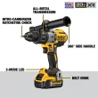 DEWALT XR 1/2-in 20-volt Max Variable Brushless Cordless Hammer Drill (2-Batteries and Charger Included)