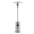 Master Forge 48000-BTU Stainless Steel Stainless Steel Floorstanding Liquid Propane Patio Heater